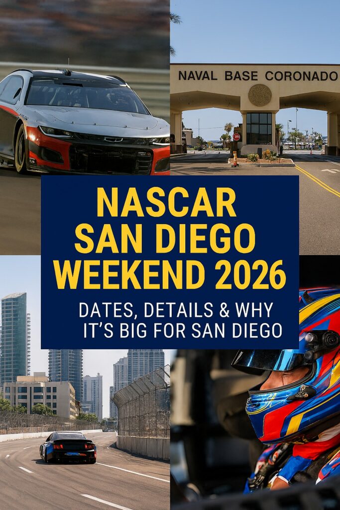 NASCAR San Diego Weekend 2026: A High-Speed First for America’s Finest City