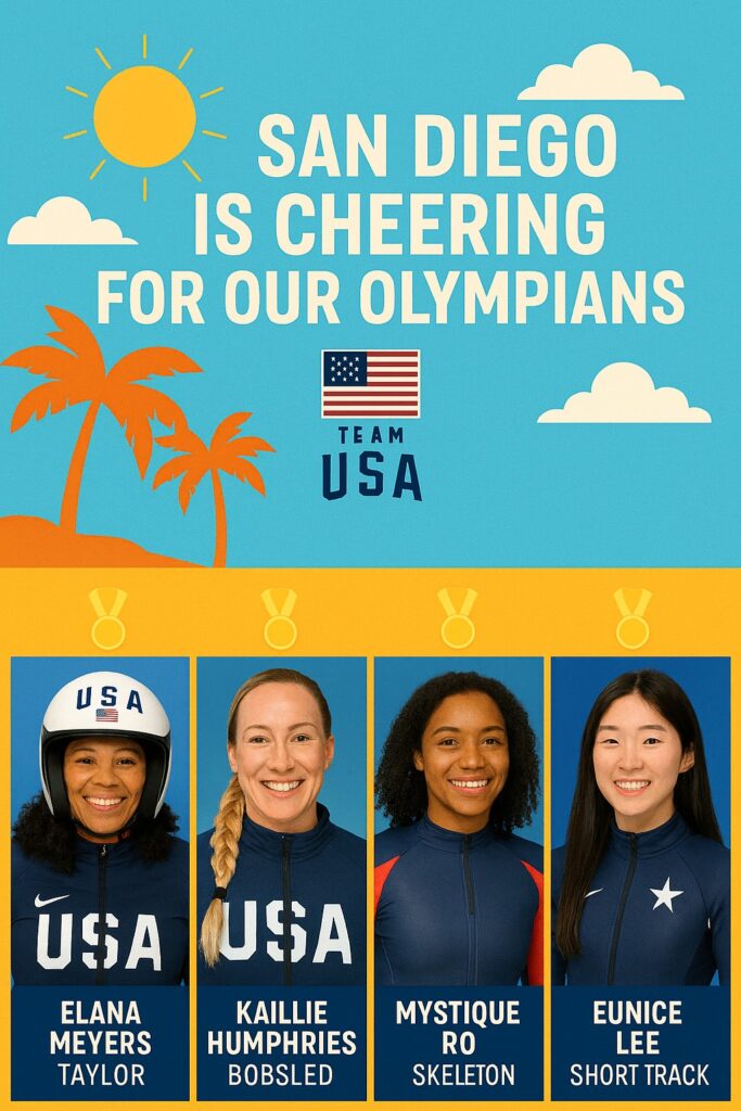San Diego’s Olympic Pride: Celebrating Our Hometown Athletes on the World Stage